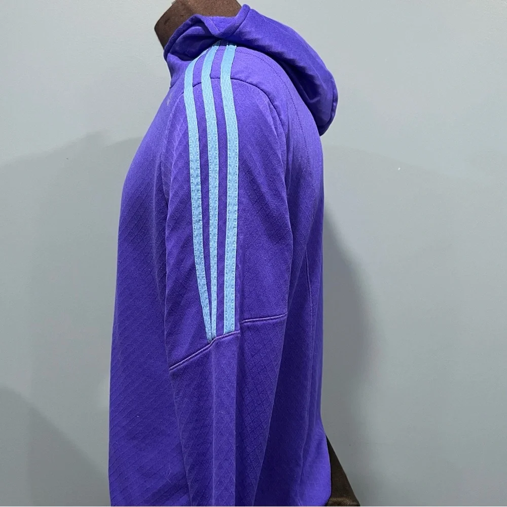 Women’s Adidas Response Hoodie Pullover Sweatshirt Running Fleece Lined XL - Picture 4 of 11